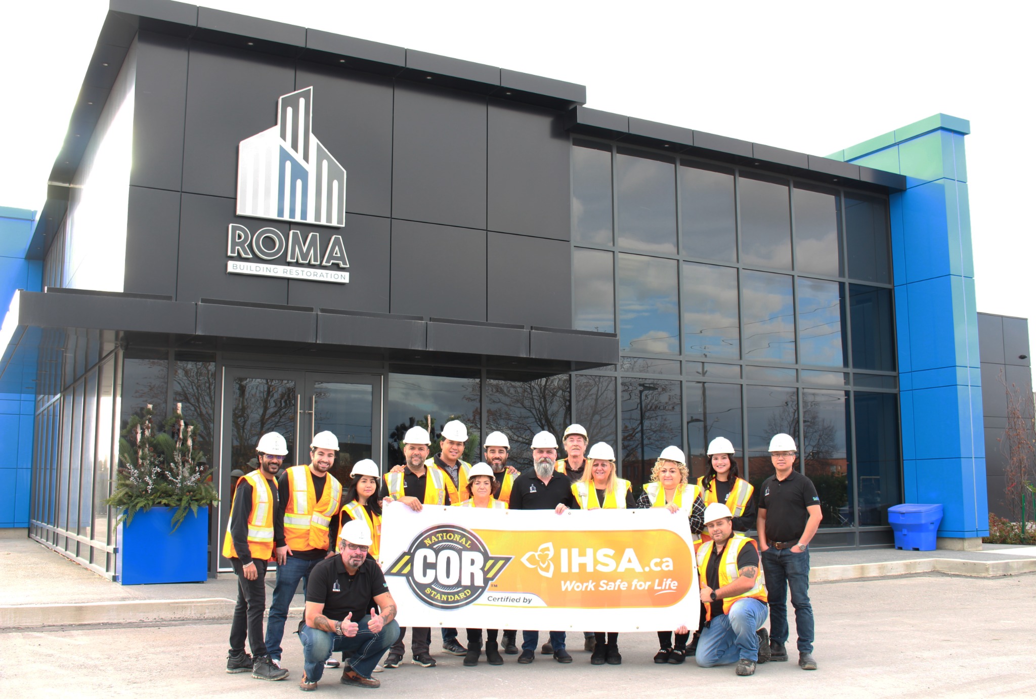 Roma COR certification team photo